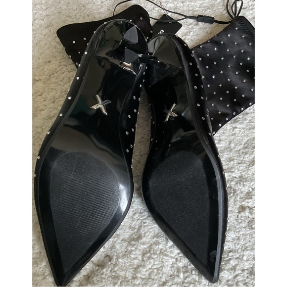 EXPRESS ~Rhinestone Pointed Heel Booties (NWT) - Picture 8 of 12
